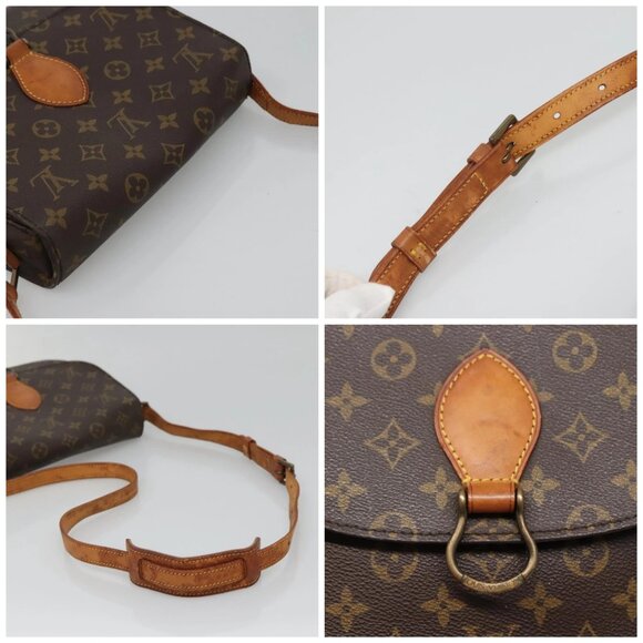 LOUIS VUITTON Monogram Saint Cloud GM Shoulder Bag M51242 LV Auth 139315 - Picture 16 of 16